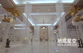 视频素材-婚礼拱门场景