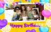 AE模板-卡通气球儿童小孩生日视频照片相册庆祝纪念动画 Happy Birthday