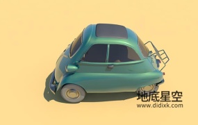 C4D模型-小汽车产品模型