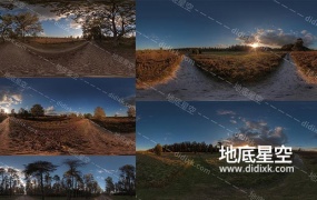 环境贴图-7幅野外草地HDRI素材