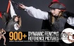 900张女性击剑战斗等姿势造型艺术参考高清照片