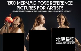1300组优美女性人体造型姿势高清参考图片