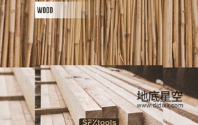音效-78个木头跌落撞击滚动碰撞音效
