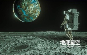 C4D教程-C4D与Octane科幻星球空间场景完整制作教程