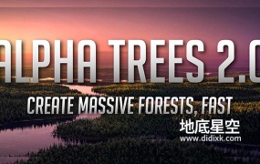 Blender插件-植物树木快速生成渲染插件 Alpha Trees Pro 2.1.3