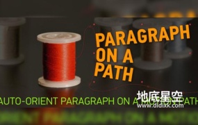 AE脚本-路径排列文字标题MG动画 Paragraph on a Path v1.2.0 + 使用教程