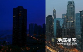 LUTs预设-10组白天变黑夜LUTs调色预设