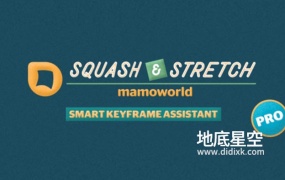 AE脚本-有趣MG卡通风格行为动作预设+音效 Squash & Stretch Pro 1.2.004 + 使用教程