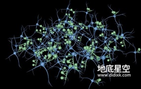 3D模型-神经元细胞群医学C4D模型