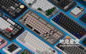 Blender插件-键盘模型预设渲染工具包 Keyboard Render Kit 2