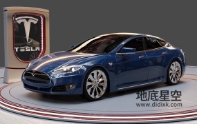 3D模型-特斯拉Model S纯电汽车