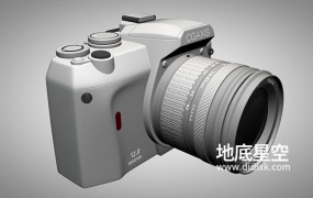 3D模型-专业数码单反相机 Digital camera C4D模型