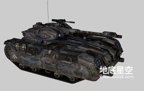 3D模型-歌利亚坦克C4D模型