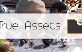 Blender插件-材质贴图工程预设标记管理 True-Assets V3.0.0