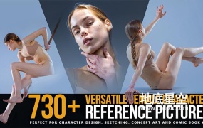 730张女性角色艺术姿势造型高清参考图合集