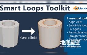 Blender插件-布线优化建模工具包 Smart Loops Toolkit V1.03