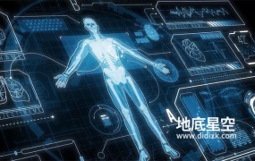 PR模板-300+未来高科技感触摸UI屏幕界面全息投影科幻HUD图形元素动画
