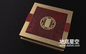 C4D模型-月饼盒模型