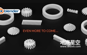 Blender插件-齿轮制作插件 Precision Gears V0.08