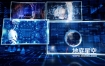 AE模板-高科技未来派科幻空间中的图像展示动画