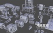 3D模型-工厂机械模型