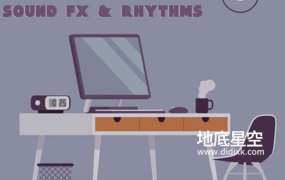 音效素材-办公室打印机和扫描仪电脑键盘音纸张沙沙声音效