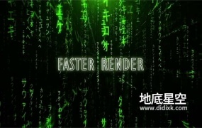AE模板-震撼的黑客帝国数字矩阵空间中的文本标题开场预告片