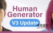 Blender插件-三维人物模型生成器 Human Generator v3.0.4