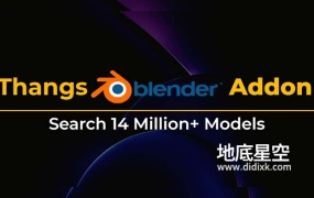 Blender插件-在线搜索免费模型导入 Thangs V0.2.2
