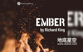 音效素材-壁炉余烬爆裂轰鸣燃烧风吹火焰声篝火火山喷发嘶嘶声各种火声音效