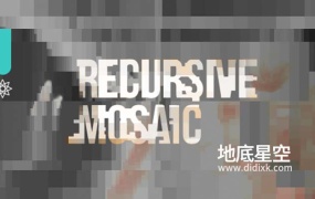 AE/PR插件-中文汉化版马赛克网格像素化视觉效果 Recursive Mosaic v1.2.1 Mac/Win