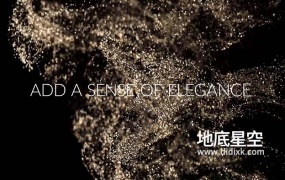 视频素材-7组金色闪光金粉粒子
