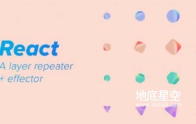 AE脚本-图层复制克隆排序随机衰减动画效果 React v1.5.0+使用教程