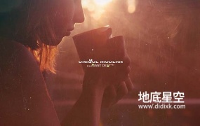 AE模板-信号故障毛刺视差感图像内容展示动画