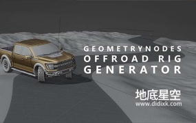 Blender预设-汽车绑定插件预设 Blenderesse Offroad Rig Generator V04