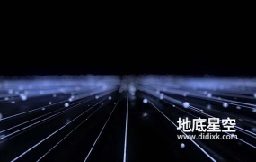 AE模板-粒子光束流星相撞标志logo展示动画