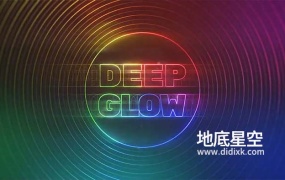 AE插件-中文汉化版漂亮真实高级辉光发光特效 Deep Glow v1.5.4 Win