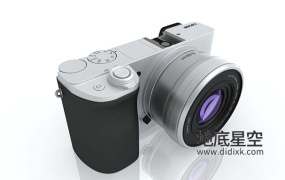 3D模型-微单相机C4D模型
