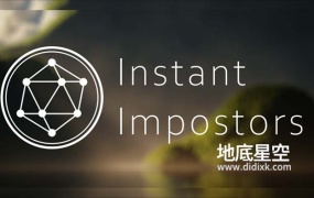 Blender插件-高精度模型转低精度加速渲染 Instant Impostors V1.0 – One-Click Impostor Generation