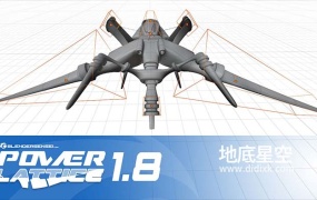 Blender插件-轻松自动生成三维二维晶格 Power Lattice V1.8