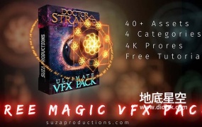 视频素材-43组4K奇异博士粒子能量传送门特效合成动画