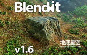 Blender插件-三维模型环境融合 Blendit v1.6 Add-on