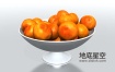 3D模型-果盘里的桔子水果C4D模型