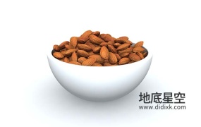 3D模型-一碗干果杏仁C4D模型