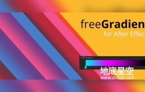 AE插件-中文汉化版高级颜色渐变工具 freeGradient V1.0 Win/Mac