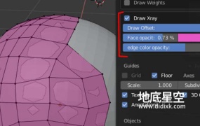 Blender插件-模型顶部网格绘制 Draw Xray 3.0 With Snap