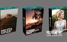 风景人像自然风景视频3D LUTS调色预设