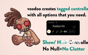 AE脚本-图钉高级绑定脚本 Aescripts Voodoo V1.0 + 使用教程