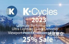 Blender插件-高级GPU实时渲染器 K-Cycles 3.50 Win