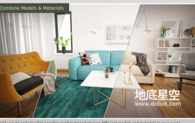 3DS MAX插件-将多个模型材质导入组合 RandoMixer V1.02